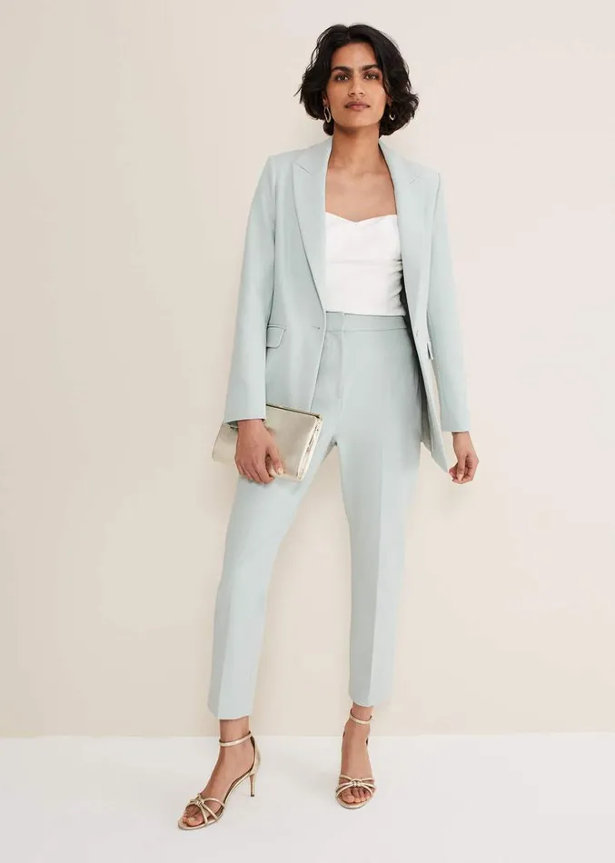 Eira Cigarette Trousers Eau De Nil Women Phase Eight Trousers