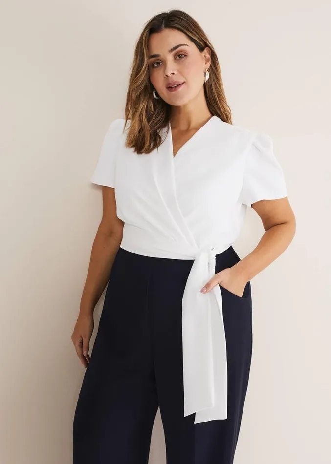 Eloise Wide Leg Jumpsuit Ivorynavy Women Phase Eight Dresses