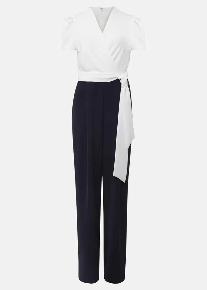 Eloise Wide Leg Jumpsuit Ivorynavy Women Phase Eight Dresses