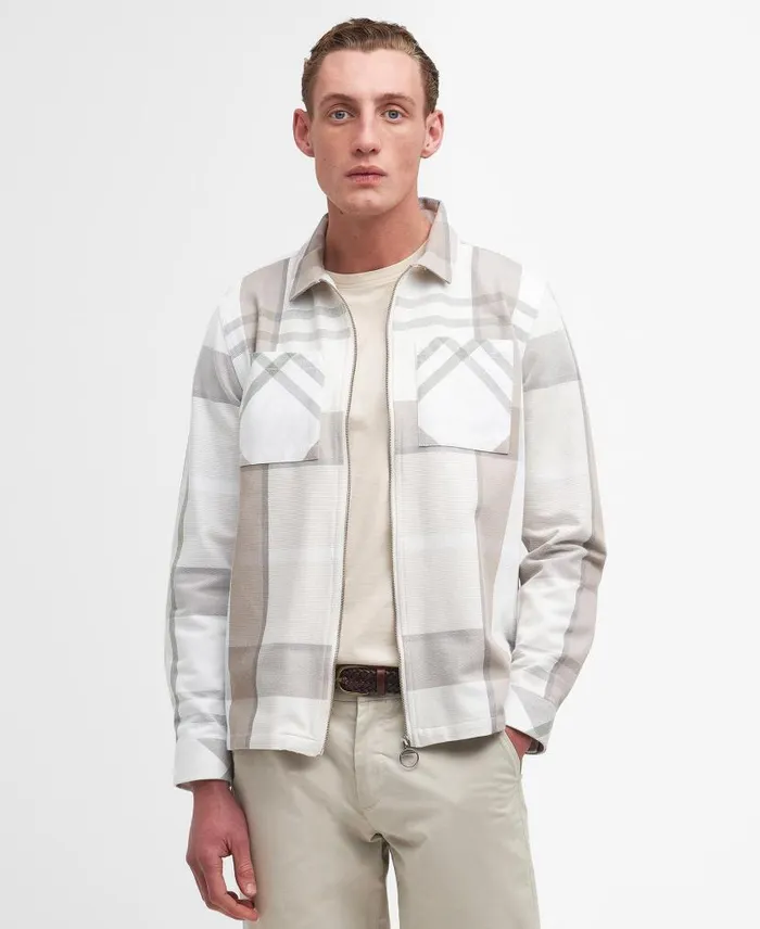 Ettrick Overshirt Saltmarsh Tartan Men Barbour Overshirts