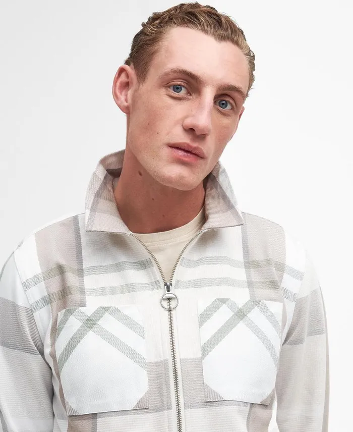 Ettrick Overshirt Saltmarsh Tartan Men Barbour Overshirts