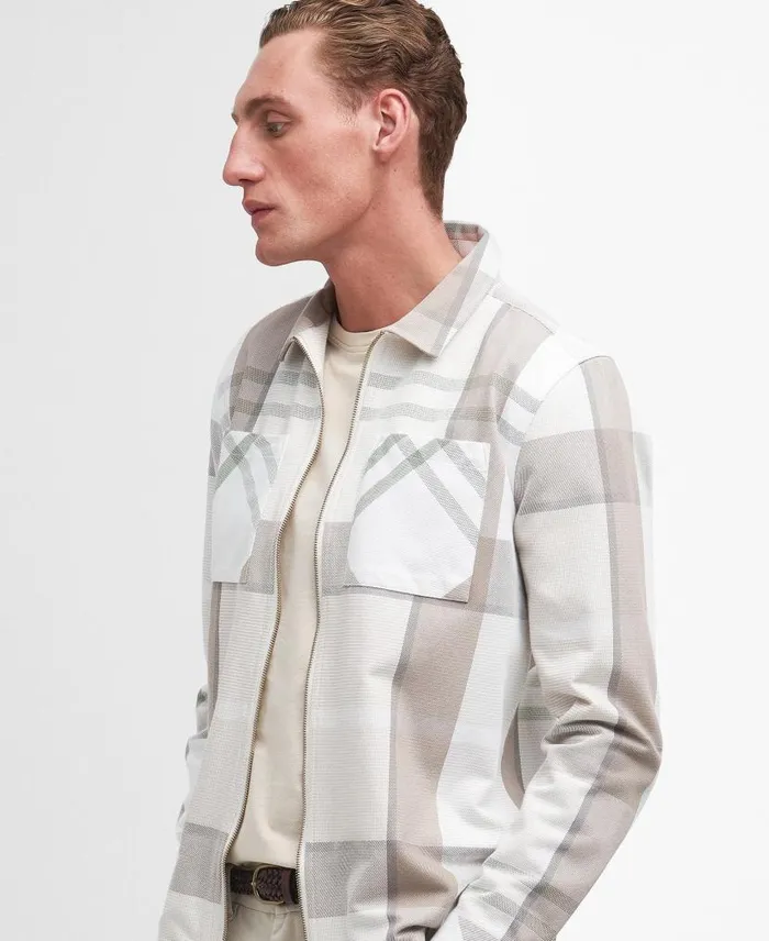 Ettrick Overshirt Saltmarsh Tartan Men Barbour Overshirts