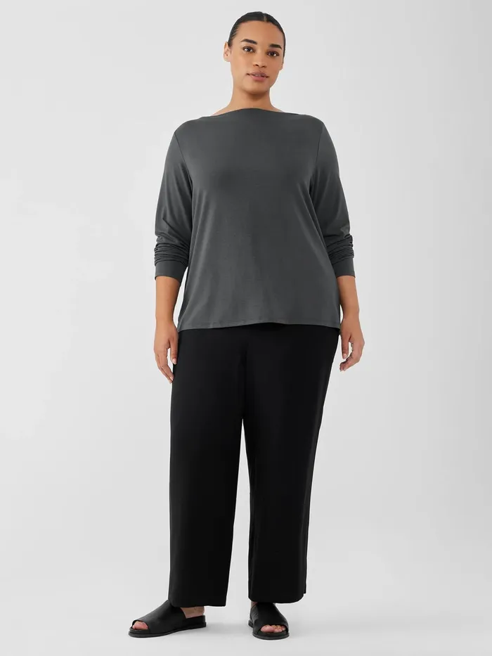 Fine Jersey Cowl Neck Top Grove Women Eileen Fisher Tops and Tees