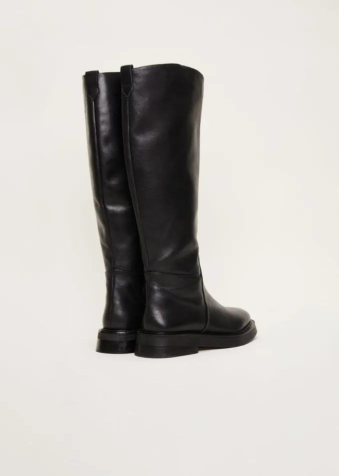 Flat Knee High Boot Black Women Phase Eight Boots