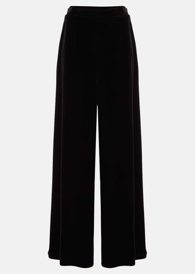 Florentine Velvet CoOrd Trousers Black Women Phase Eight Trousers