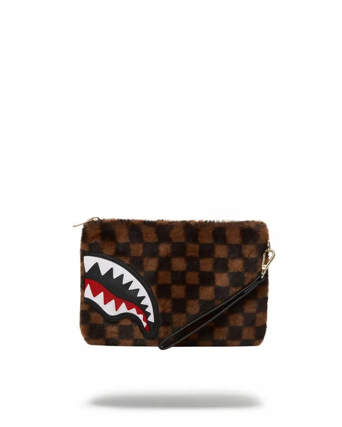 FURRR SHARKS IN PARIS CROSSOVER CLUTCH Bags SPRAYGROUND