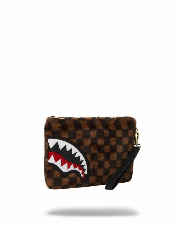 FURRR SHARKS IN PARIS CROSSOVER CLUTCH Bags SPRAYGROUND