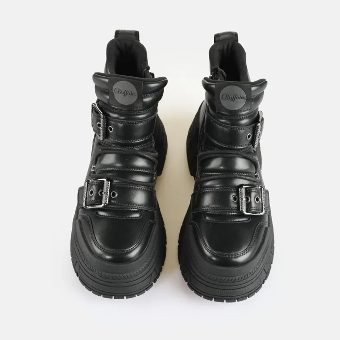 Fusion Hike Mid Black Buffalo Boots and AnkleBoots Fusion Hike Mid Black Buffalo Boots and AnkleBoots
