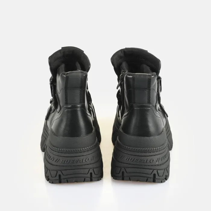 Fusion Hike Mid Black Buffalo Boots and AnkleBoots Fusion Hike Mid Black Buffalo Boots and AnkleBoots