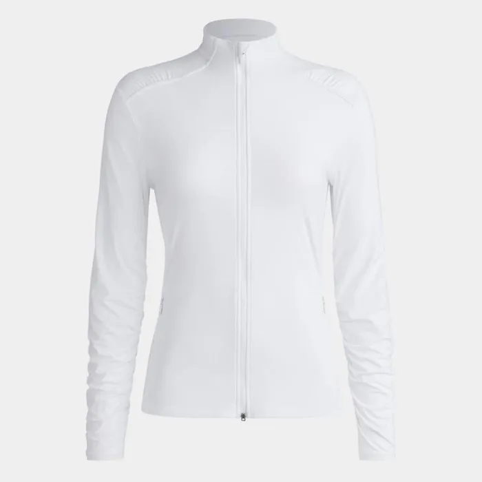 GFORE FEATHERWEIGHT SILKY TECH NYLON FULL ZIP MID LAYER Snow Women Mid Layers