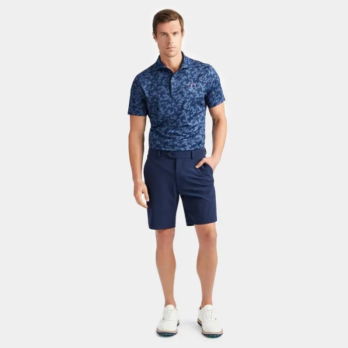 GFORE Limited Edition 2024 US Open MAPPED ICON CAMO TECH JERSEY POLO Twilight Men Polos and Shirts