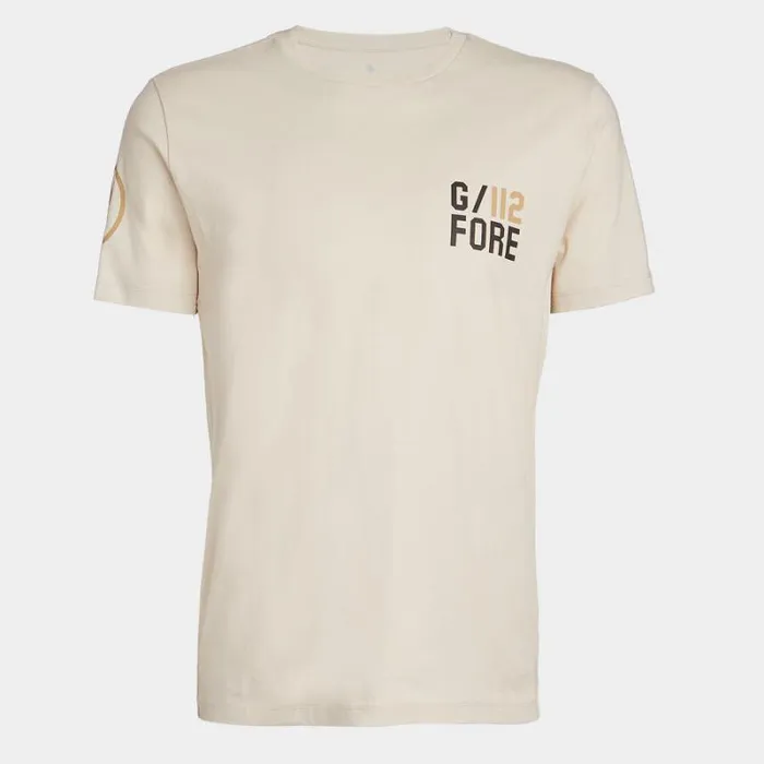 GFORE SHOTS COTTON TEE Stone Men Hoodies and Tees