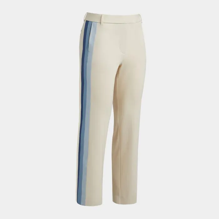 GFORE SIDE STRIPE STRETCH TECHNICAL TWILL TROUSER Stone Women Pants