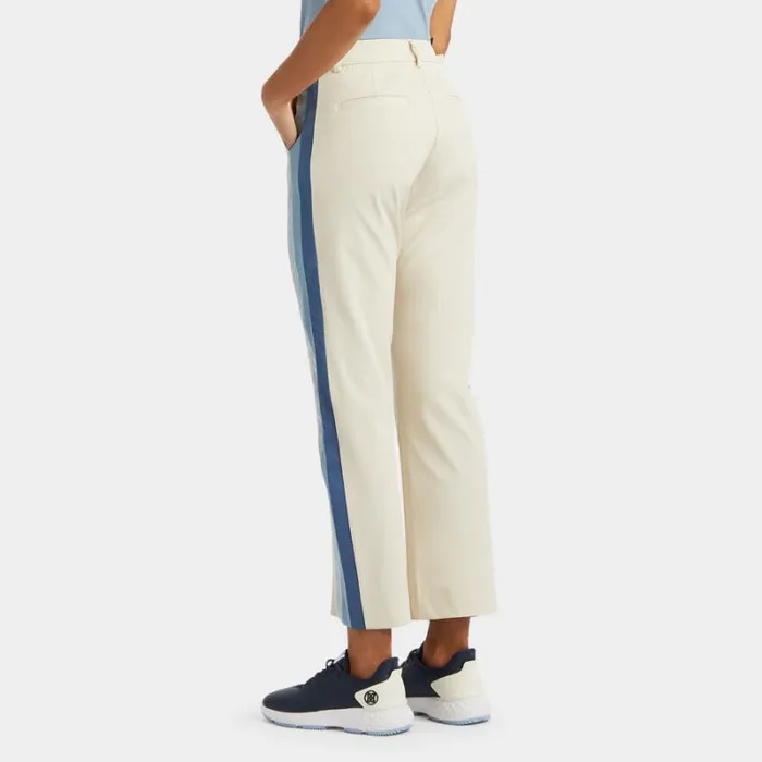 GFORE SIDE STRIPE STRETCH TECHNICAL TWILL TROUSER Stone Women Pants