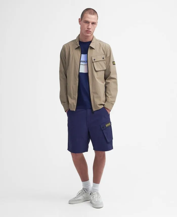 Gate Overshirt Pigment Navy Men Barbour Overshirts