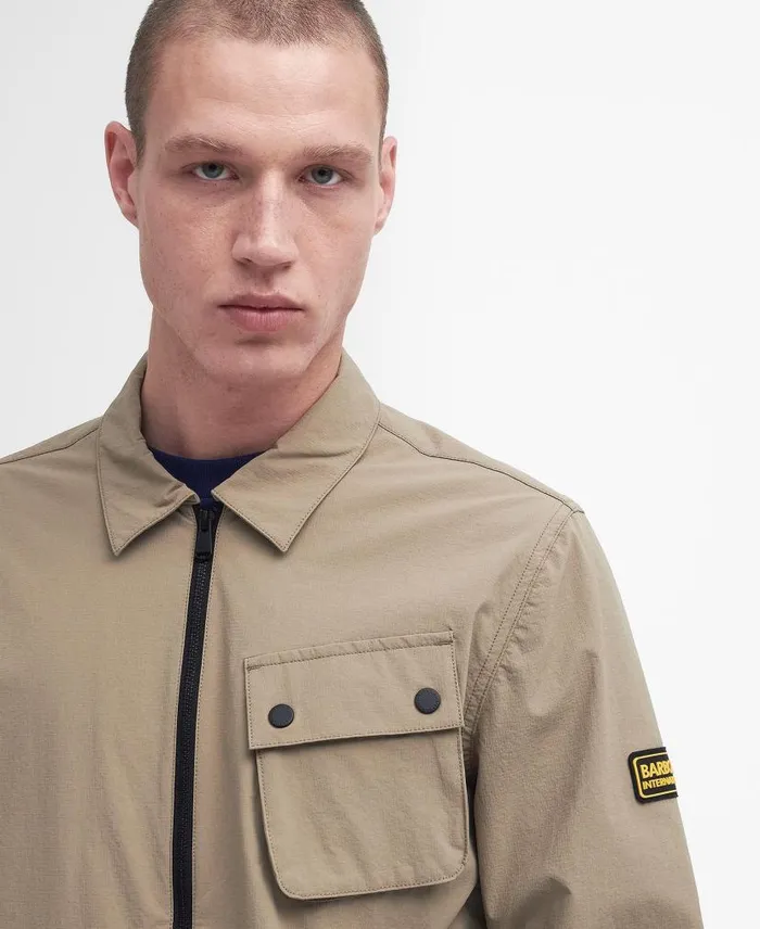 Gate Overshirt Pigment Navy Men Barbour Overshirts