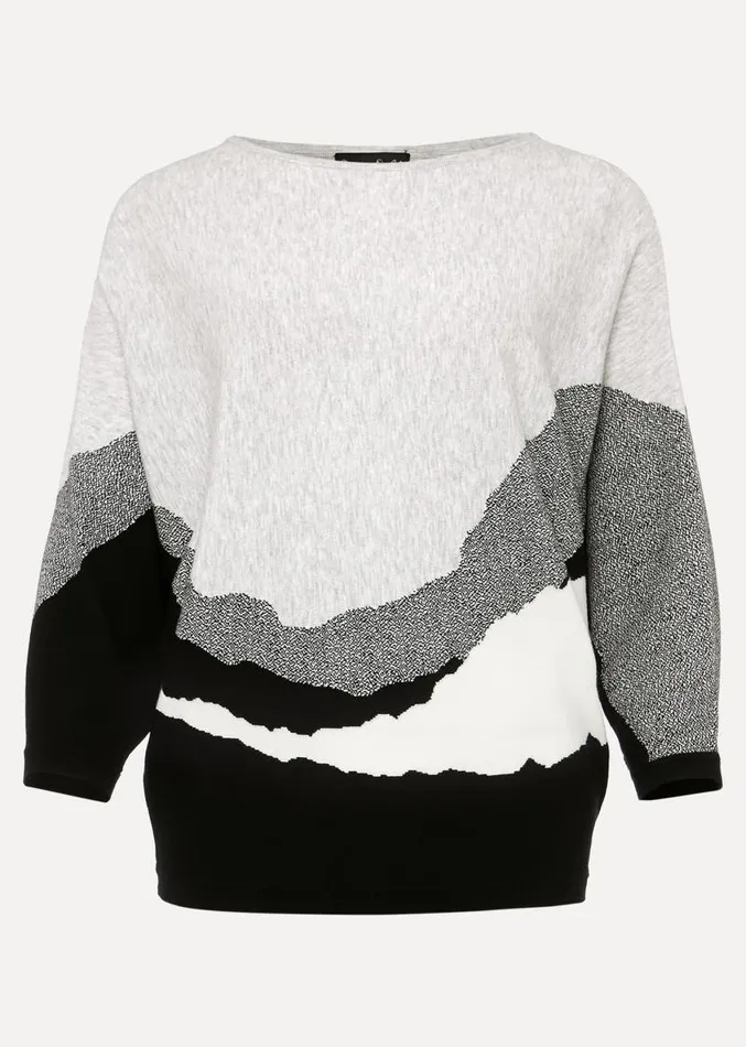Gee Melange Knit Jumper Grey Marl Women Phase Eight Knitwear