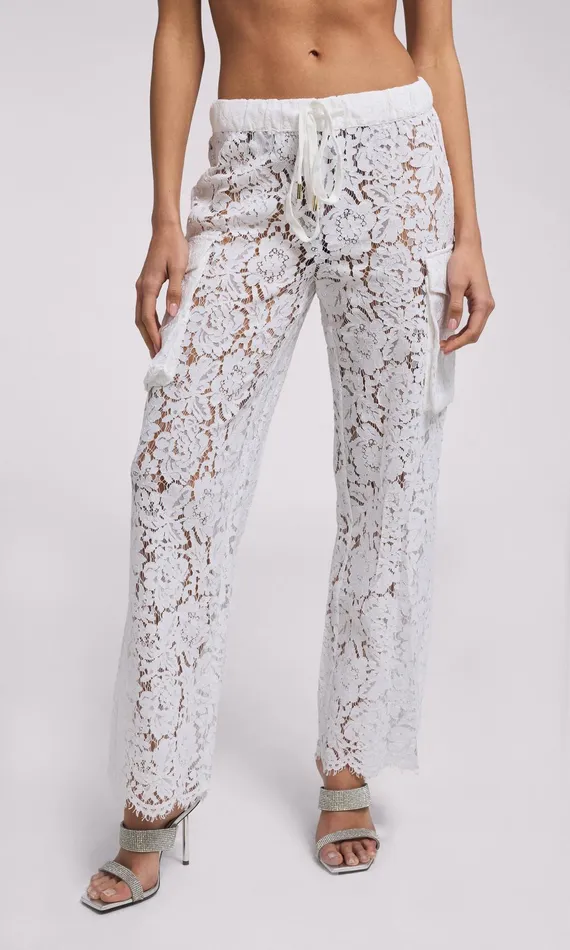 Generation Love Clothing Pants Palmer Lace Cargo Pant White 8211 Women