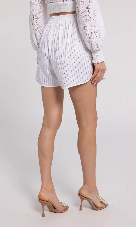 Generation Love Clothing Shorts Cassio Crystal Shorts Whiteclear 8211 Women