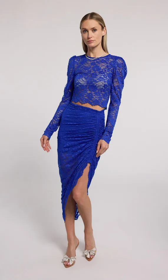 Generation Love Clothing Skirts Nellia Lace Skirt Ultramarine 8211 Women