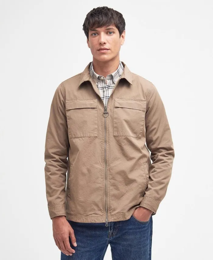 Glendale Overshirt Dusty Green Men Barbour Overshirts