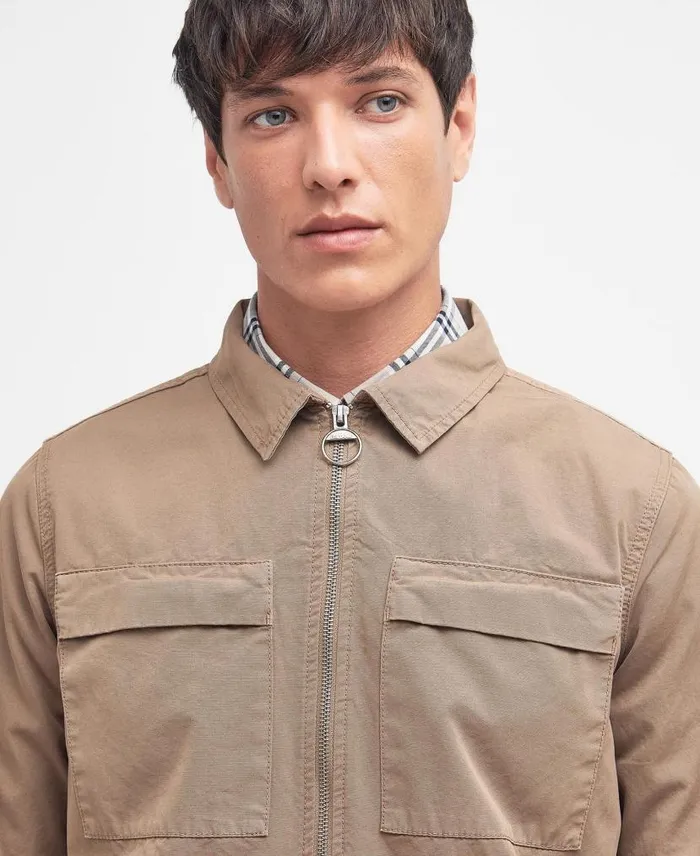 Glendale Overshirt Dusty Green Men Barbour Overshirts