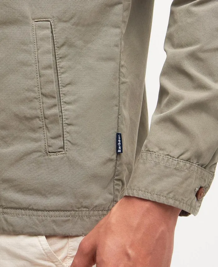 Glendale Overshirt Dusty Green Men Barbour Overshirts