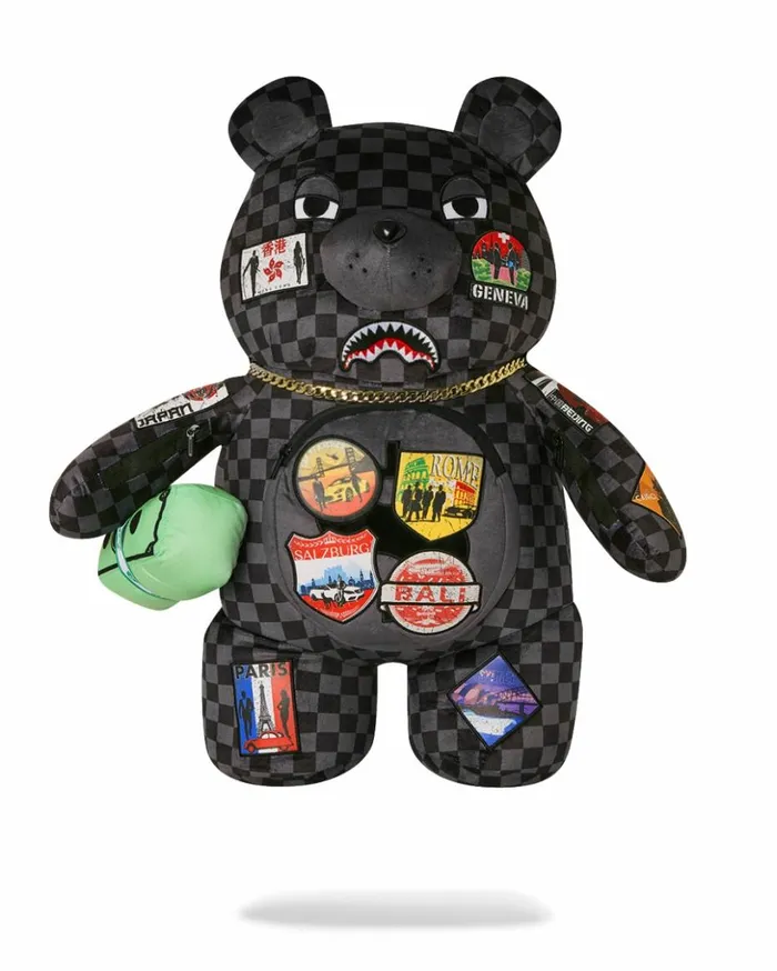 GLOBAL MOGUL UNLIMITED MILES MONEYBEAR TEDDYBEAR BACKPACK Bags SPRAYGROUND