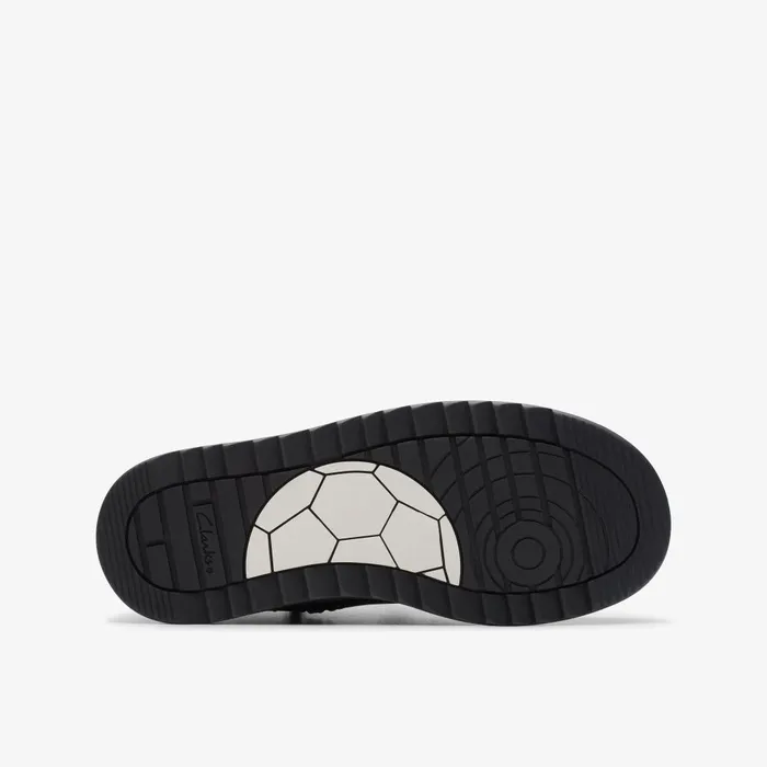 Goal Wally Kid Black Leather Kids Clarks Boots