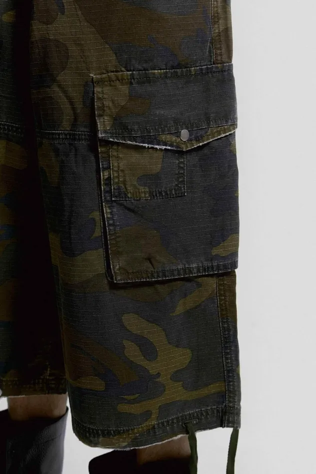 Guerilla Short Green Men Jaded London Shorts and Jorts