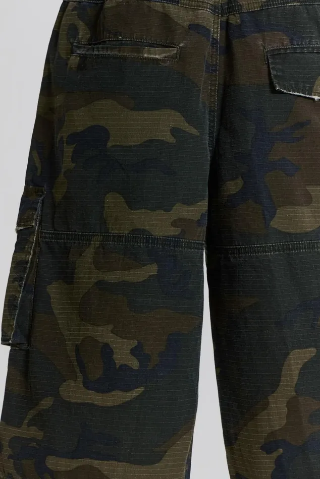 Guerilla Short Green Men Jaded London Shorts and Jorts