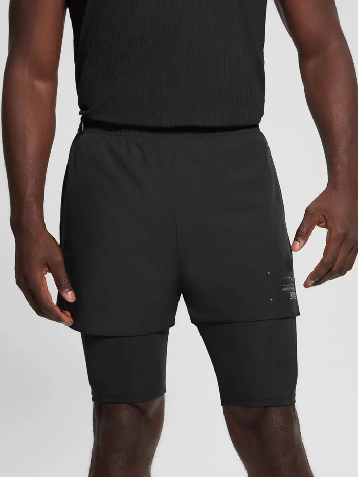 GUESS Activewear Birnin Shorts Black 8211 Men