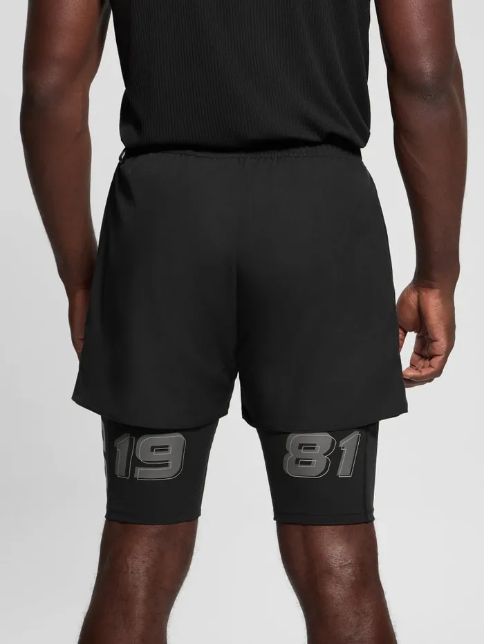 GUESS Activewear Birnin Shorts Black 8211 Men