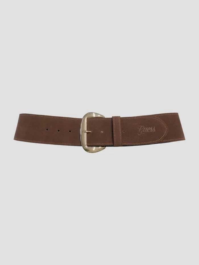 GUESS Belts Thalia Suede Belt Brown 8211 Women