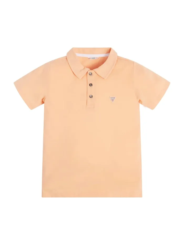 GUESS Big Boy 7 14 Eco Polo Shirt 716 Orange 8211 Kids