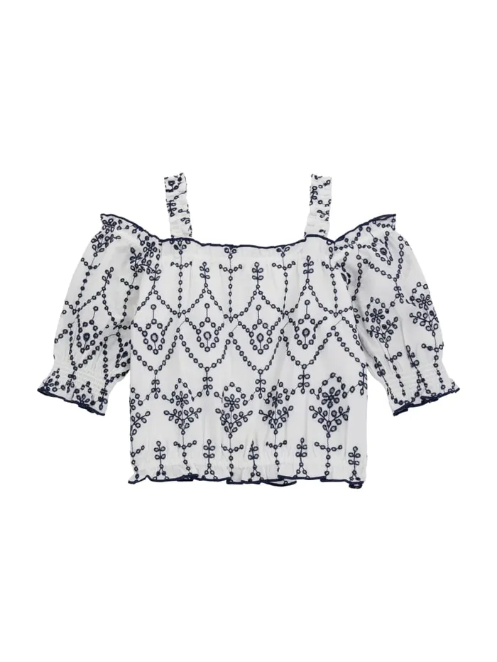 GUESS Big Girl 7 14 Sangallo Top 716 White 8211 Kids