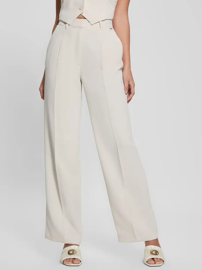 GUESS Bottoms Adele Pants White 8211 Women