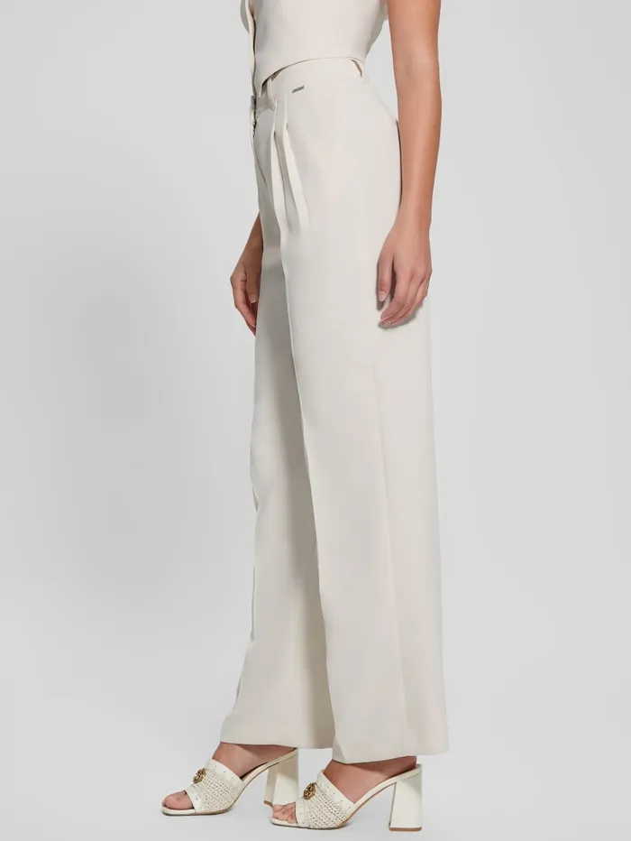 GUESS Bottoms Adele Pants White 8211 Women