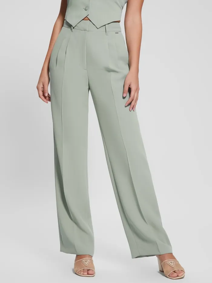 GUESS Bottoms Adele Pants White 8211 Women