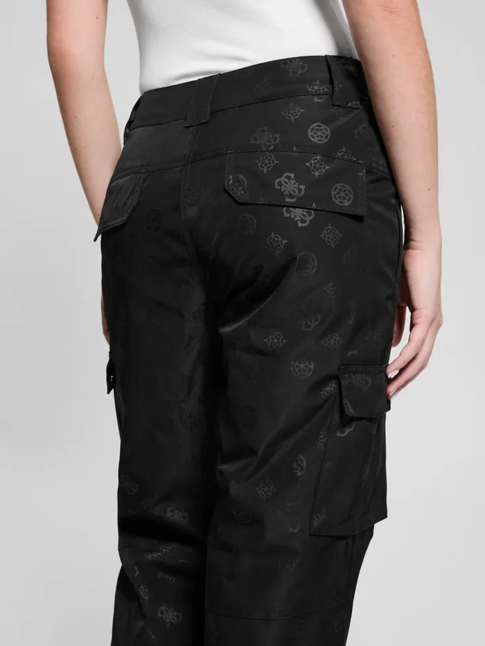 GUESS Bottoms Eco Peony Cargo Pants Green 8211 Women