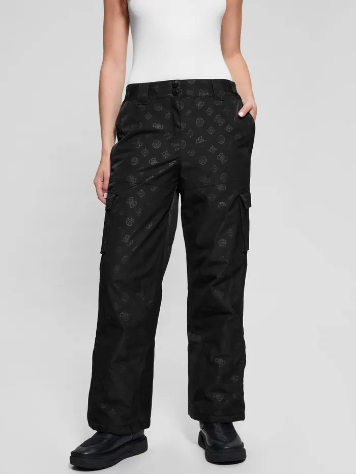GUESS Bottoms Eco Peony Cargo Pants Green 8211 Women