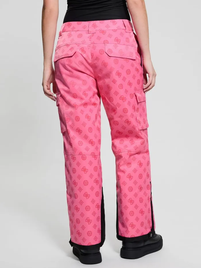 GUESS Bottoms Eco Peony Cargo Pants Green 8211 Women