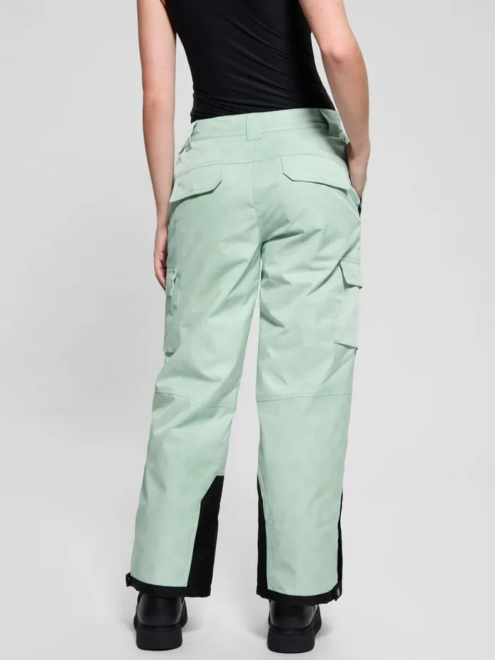 GUESS Bottoms Eco Peony Cargo Pants Green 8211 Women