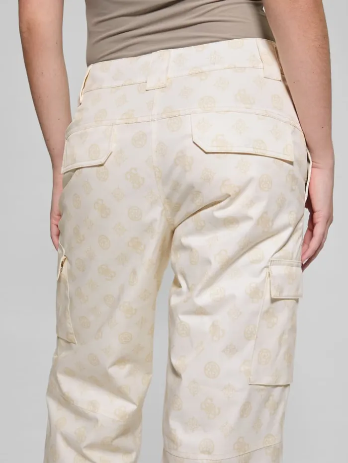 GUESS Bottoms Eco Peony Cargo Pants Green 8211 Women
