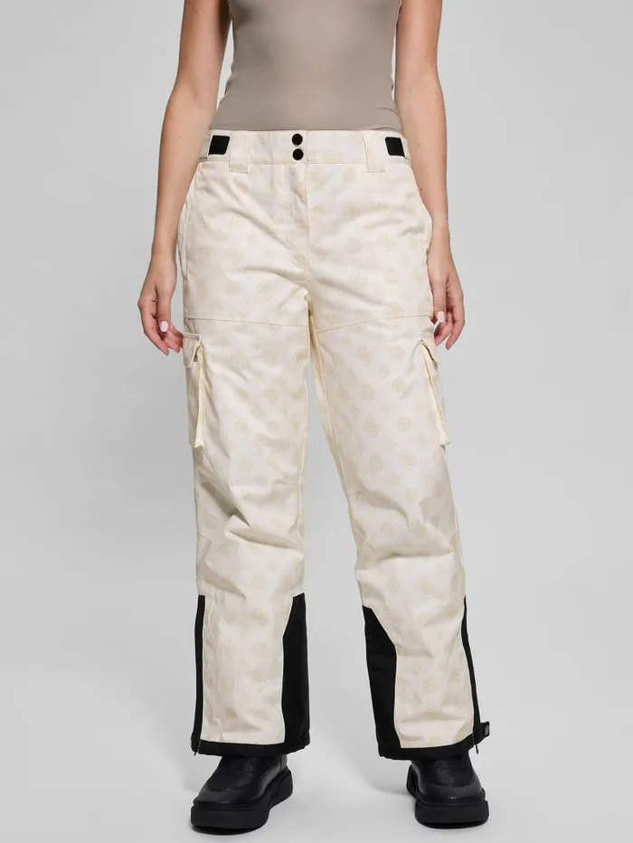 GUESS Bottoms Eco Peony Cargo Pants Green 8211 Women