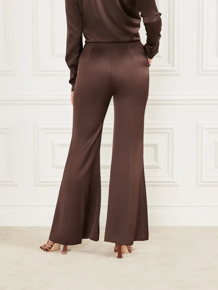 GUESS Bottoms Kellis Flare Pant Brown 8211 Women