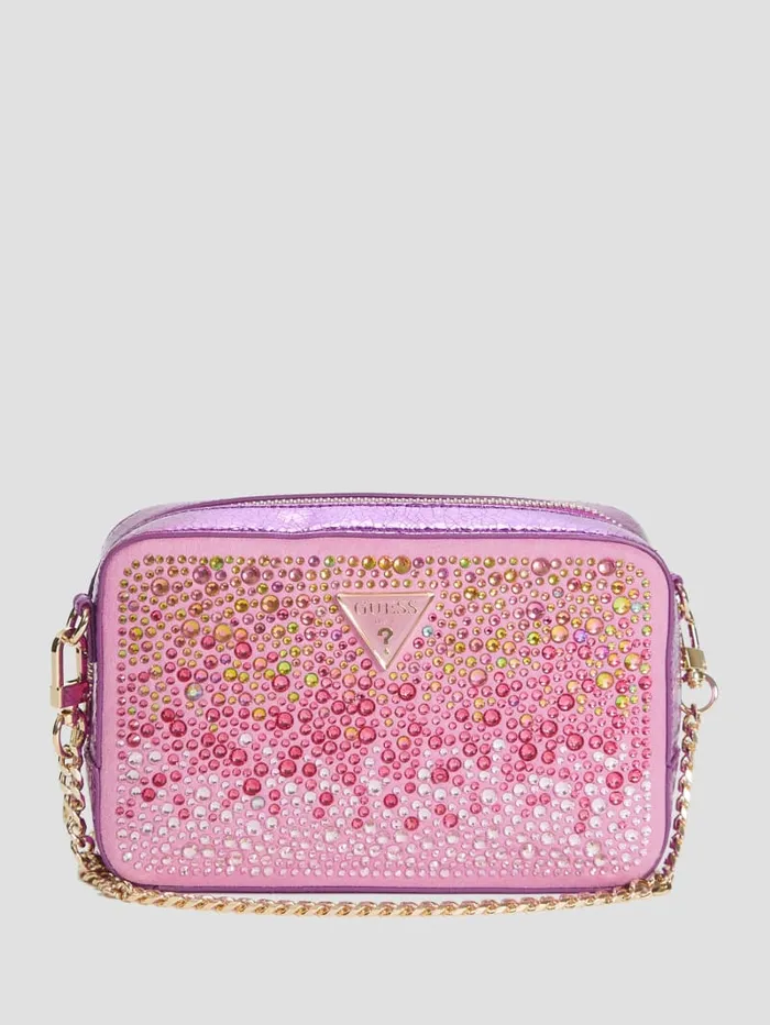 GUESS Crossbodies Sofia Crystal Mini Crossbody Pink 8211 Unisex