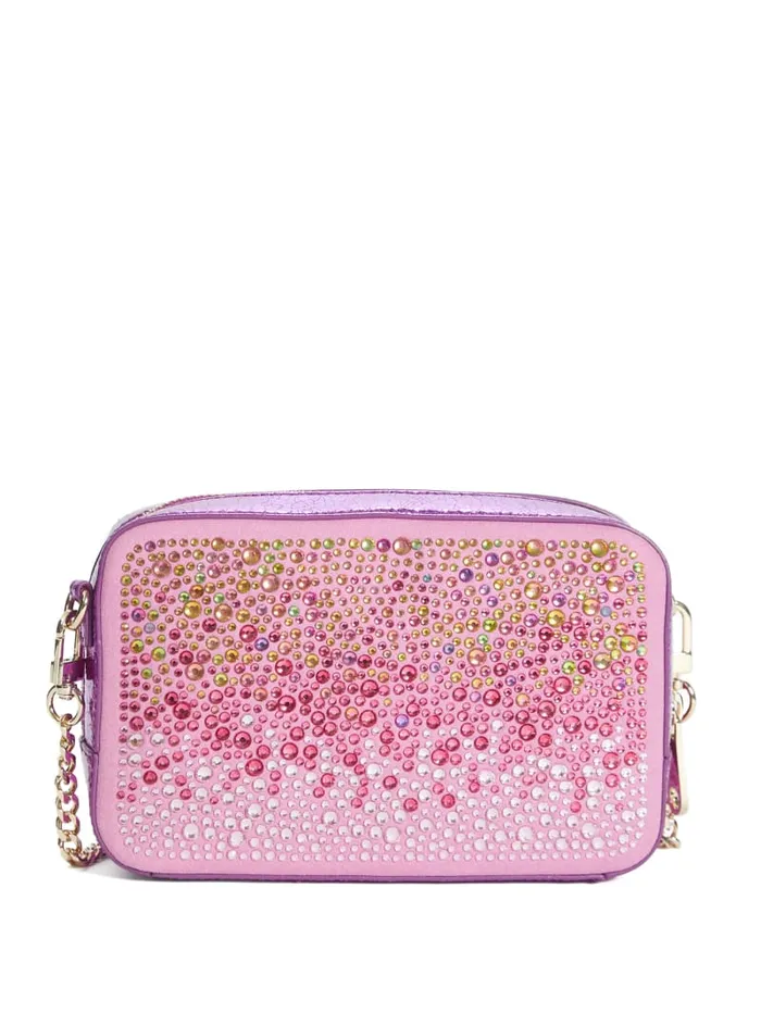 GUESS Crossbodies Sofia Crystal Mini Crossbody Pink 8211 Unisex