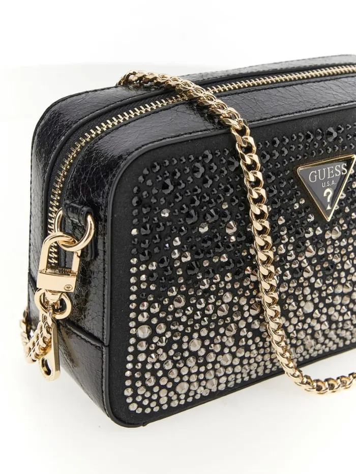 GUESS Crossbodies Sofia Crystal Mini Crossbody Pink 8211 Unisex