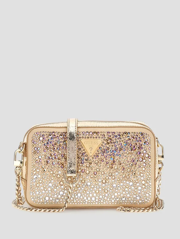 GUESS Crossbodies Sofia Crystal Mini Crossbody Pink 8211 Unisex
